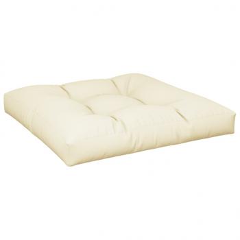 Palettenkissen 2-tlg. Creme Stoff