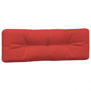 Palettenkissen 2-tlg. Rot Stoff