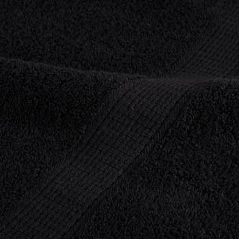 Premium-Handtücher SOLUND 2 Stk. Schwarz 100x200 cm 600 g/m²