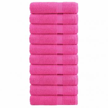 ARDEBO.de - Premium-Duschtücher SOLUND 10 Stk. Rosa 70x140 cm 600 g/m²
