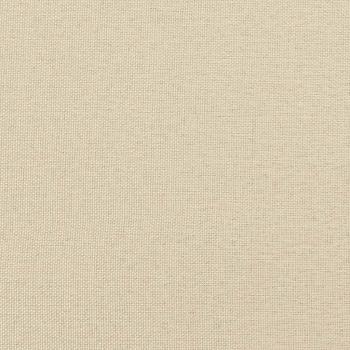 Boxspringbett mit Matratze Creme 90x200 cm Stoff