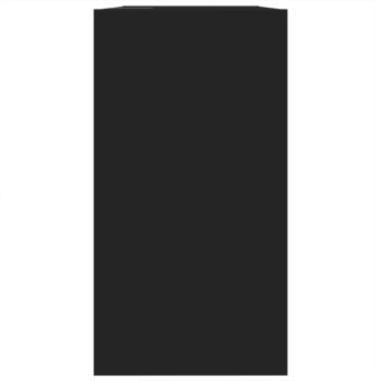 Waschbeckenunterschrank Schwarz 63x29x55 cm Holzwerkstoff