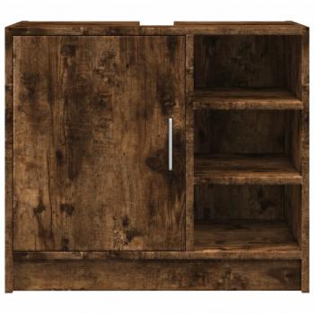Waschbeckenschrank Räuchereiche 63x29x55 cm Holzwerkstoff