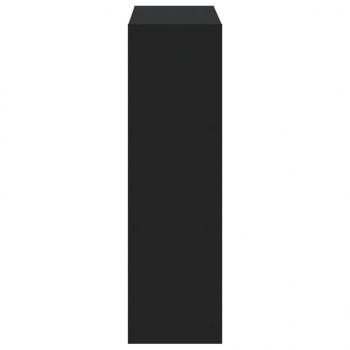 Bücherregal Schwarz 102x32x108 cm Holzwerkstoff