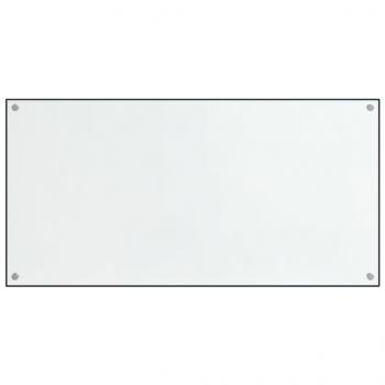 Küchenrückwände 2 Stk. Transparent 80x50 cm Hartglas