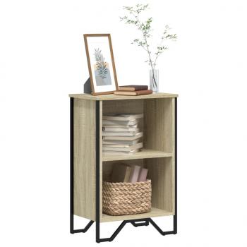 ARDEBO.de - Bücherregal Sonoma-Eiche 50x31x74,5 cm Holzwerkstoff