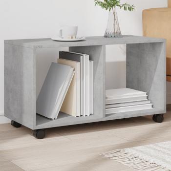 ARDEBO.de - Rollschrank Betongrau 72x33x42,5 cm Holzwerkstoff