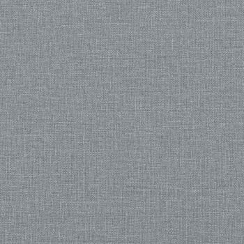 Bettgestell ohne Matratze Hellgrau 100x200 cm Stoff