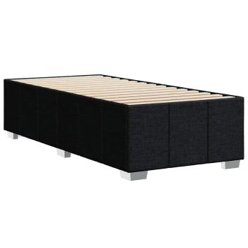 Bettgestell ohne Matratze Schwarz 100x200 cm Stoff