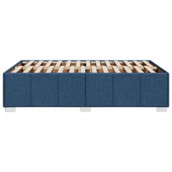 Bettgestell Blau 120x190 cm Stoff