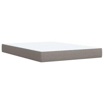 ARDEBO.de - Boxspringbett mit Matratze Taupe 140x190 cm Stoff