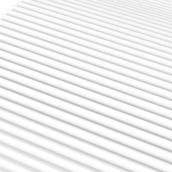 Schaumstoffmatratze Weiß 140x210 cm Härtegrad H2 H3