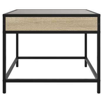 Couchtisch mit Infinity-LED Sonoma-Eiche 70x50x41 cm