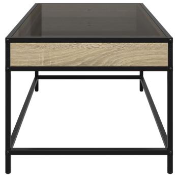 Couchtisch mit Infinity-LED Sonoma-Eiche 70x50x41 cm