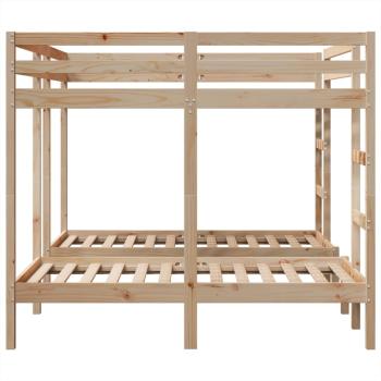 Dreifach-Etagenbett 160x200/80x160 cm Massivholz Kiefer