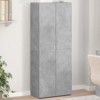 ARDEBO.de - Aktenschrank Betongrau 60x32x153 cm Holzwerkstoff