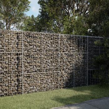 ARDEBO.de - Gabione mit Deckel 200x100x150 cm Verzinktes Eisen