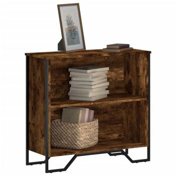 ARDEBO.de - Bücherregal Räuchereiche 80x31x74,5 cm Holzwerkstoff