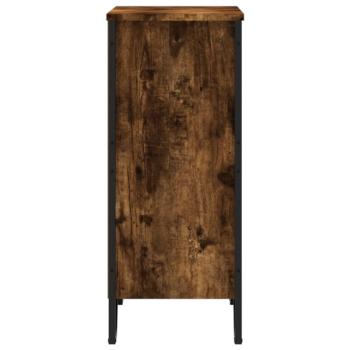 Bücherregal Räuchereiche 80x31x74,5 cm Holzwerkstoff