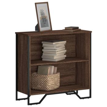 ARDEBO.de - Bücherregal Braun Eichen-Optik 80x31x74,5 cm Holzwerkstoff