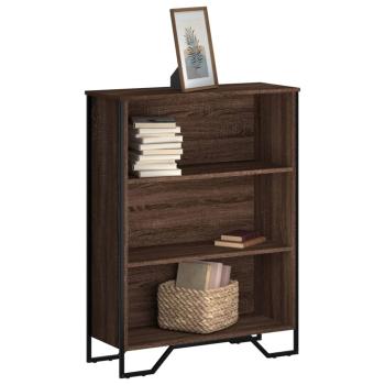 ARDEBO.de - Bücherregal Braun Eichen-Optik 80x31x106 cm Holzwerkstoff