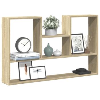ARDEBO.de - Wandregal Sonoma-Eiche 99x15x60 cm Holzwerkstoff