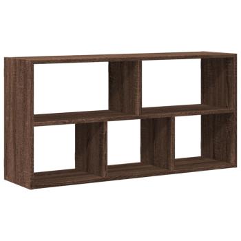 ARDEBO.de - Wandregal Braun Eichen-Optik 100x25x50 cm Holzwerkstoff