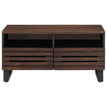 Couchtisch Braun 80x55x40 cm Massivholz Mango