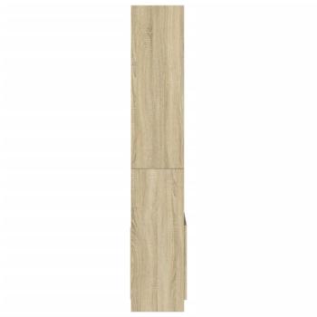 Highboard 63x33x180 cm Sonoma-Eiche Holzwerkstoff