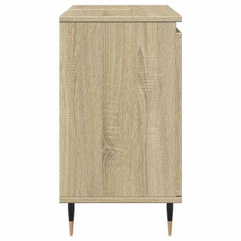 Badschrank Sonoma-Eiche 58x33x60 cm Holzwerkstoff
