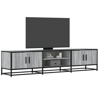 ARDEBO.de - TV-Schrank Grau Sonoma 180x35x41 cm Holzwerkstoff