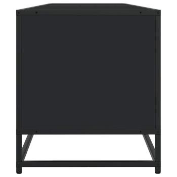 TV-Schrank Schwarz 180,5x40x46 cm Holzwerkstoff