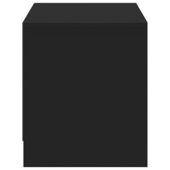 TV-Schrank LED Schwarz 97x34x40 cm Holzwerkstoff