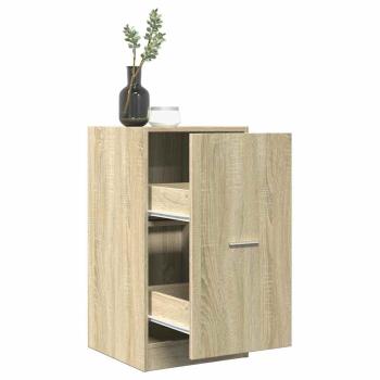 ARDEBO.de - Apothekerschrank Sonoma-Eiche 40x41x77,5 cm Holzwerkstoff