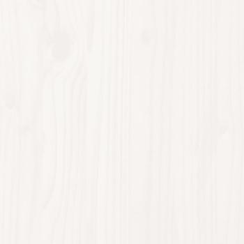 Massivholzbett Extra Lang ohne Matratze Weiß 160x220 Kieferholz