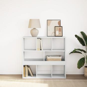ARDEBO.de - Bücherregal/Raumteiler Weiß 100x33x94,5 cm