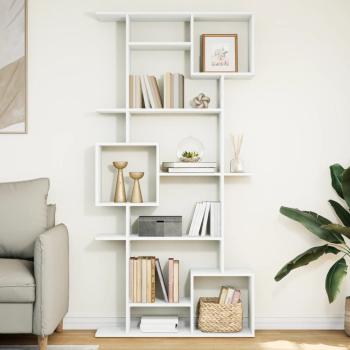 ARDEBO.de - Bücherregal Weiß 92x29x188 cm Holzwerkstoff