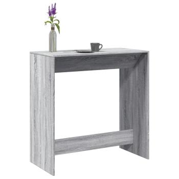 ARDEBO.de - Bartisch Grau Sonoma 102x50x103,5 cm Holzwerkstoff