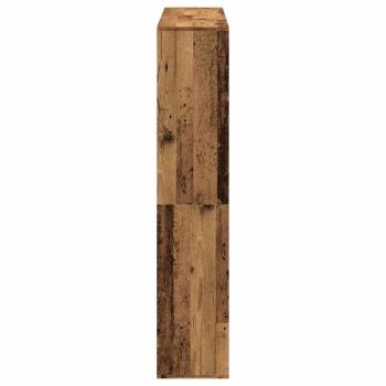 Bücherregal Altholz-Optik 132x29x141,5 cm Holzwerkstoff