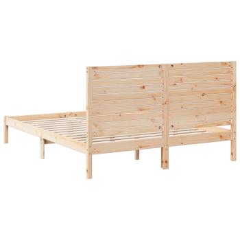 Massivholzbett Extra Lang ohne Matratze 160x210 cm