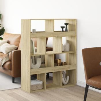 ARDEBO.de - Raumteiler Sonoma-Eiche 100x33x125,5 cm Holzwerkstoff