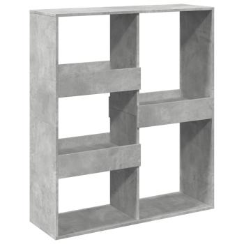 ARDEBO.de - Raumteiler Betongrau 100x33x115 cm Holzwerkstoff