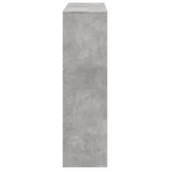 Raumteiler Betongrau 100x33x115 cm Holzwerkstoff