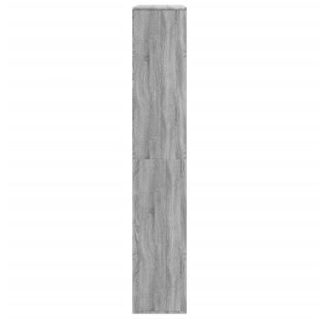 Raumteiler Grau Sonoma 100x33x187,5 cm Holzwerkstoff