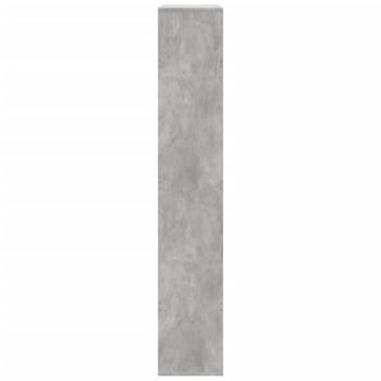 Raumteiler Betongrau 100x33x187,5 cm Holzwerkstoff