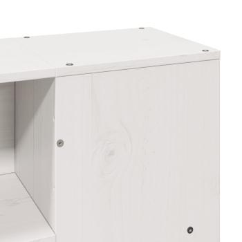 Massivholzbett ohne Matratze Weiß 160x200 Kiefernholz