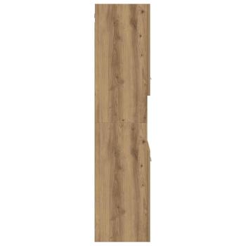 Bad-Hängeschrank Artisan-Eiche 30x30x130 cm Holzwerkstoff