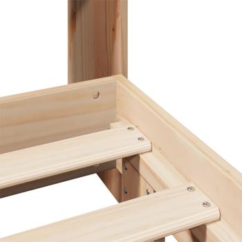 Massivholzbett ohne Matratze 150x200 cm Kiefernholz