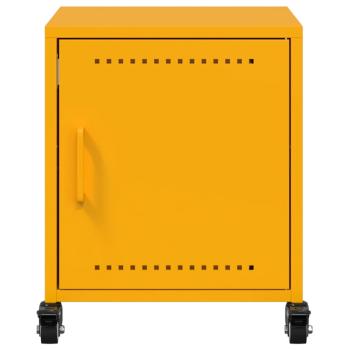 Nachttisch Senfgelb 36x39x43,5 cm Stahl