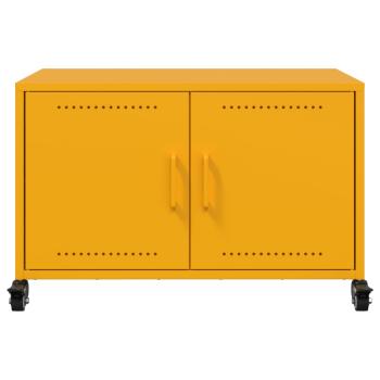 TV-Schrank Senfgelb 68x39x43,5 cm Stahl